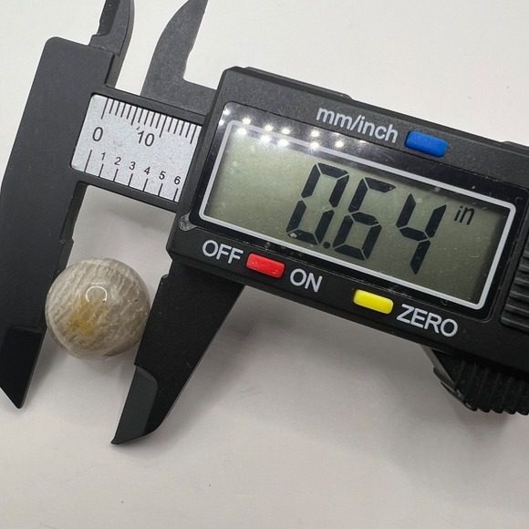 Thousand Layer Quartz Lodolite Mini Sphere Marble Meditation Healing Stone (#11) - Picture 8 of 9